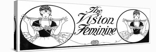 The Vision Feminine-Hill Clarke-Stretched Canvas