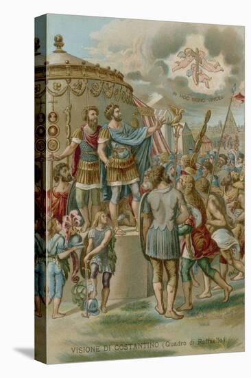 The Vision of Constantine before the Battle of Milvian Bridge, 312-null-Premier Image Canvas