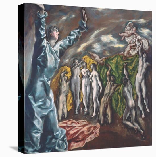 The Vision of Saint John-El Greco-Premier Image Canvas
