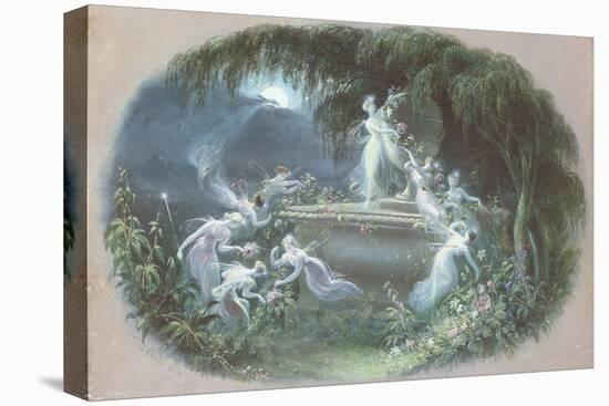 The Visit at Moonlight, 1832-Edmund Thomas Parris-Premier Image Canvas