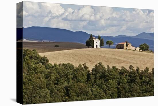 The Vitaleta Chapel Val D'Orcia Tuscany Italy-Julian Castle-Premier Image Canvas