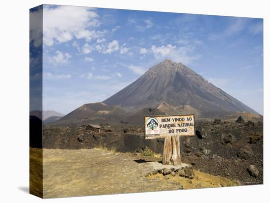 The Volcano of Pico De Fogo in the Background, Fogo (Fire), Cape Verde Islands, Africa-R H Productions-Premier Image Canvas