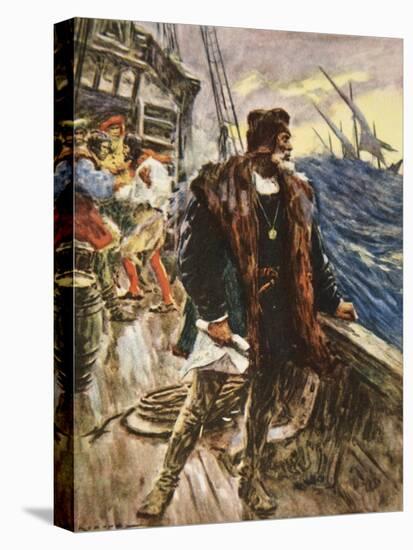 The Voyage of Columbus-Arthur C. Michael-Premier Image Canvas