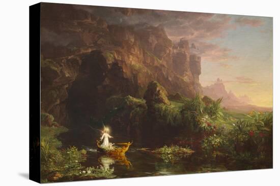 The Voyage of Life: Childhood, 1842 (Oil on Canvas)-Thomas Cole-Premier Image Canvas