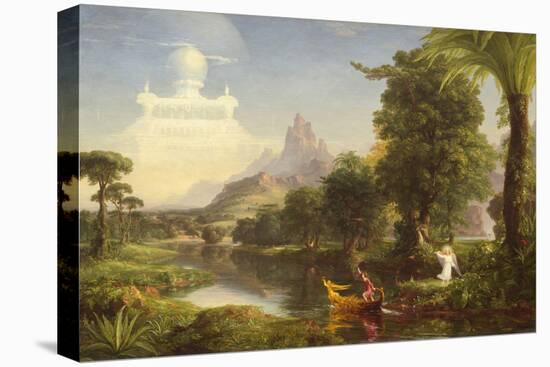 The Voyage of Life: Childhood, by Thomas Cole,-Thomas Cole-Stretched Canvas