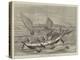 The Voyage to China, Ceylon Boats at Galle-Matthew White Ridley-Premier Image Canvas