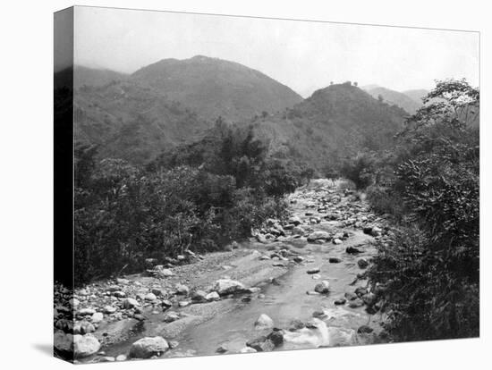 The Wag-River, Castleton, Jamaica, C1905-Adolphe & Son Duperly-Premier Image Canvas