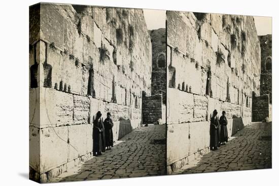 The Wailing Wall, 1850s-Mendel John Diness-Premier Image Canvas