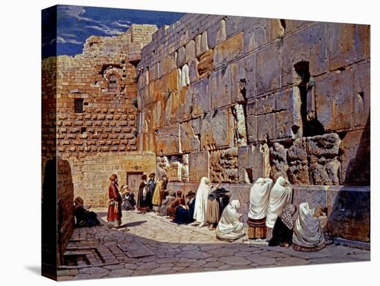 The Wailing Wall, Jerusalem, Israel-Carl Werner-Premier Image Canvas