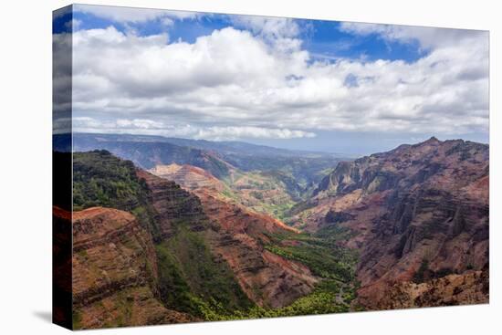 The Waimea Canyon on the Hawaiian Island of Kauai-Andrew Shoemaker-Premier Image Canvas