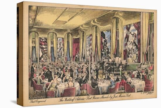 The Waldorf Astoria, Sert Room, Murals by Jose Maria Sert, C1930s-null-Premier Image Canvas