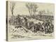 The War, a Russian Column on the March from Chotim to Liptschany-null-Premier Image Canvas