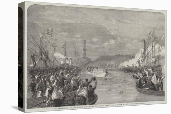 The War, Arrival of the Emperor Napoleon at the Port of Genoa-Richard Principal Leitch-Premier Image Canvas