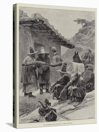 The War Between China and Japan, a Corean Rest-House-Richard Caton Woodville II-Premier Image Canvas