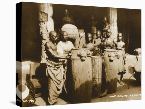 The War Drums of the Ashanti Tribesmen - Gold Coast, West Africa - Ghana-null-Premier Image Canvas