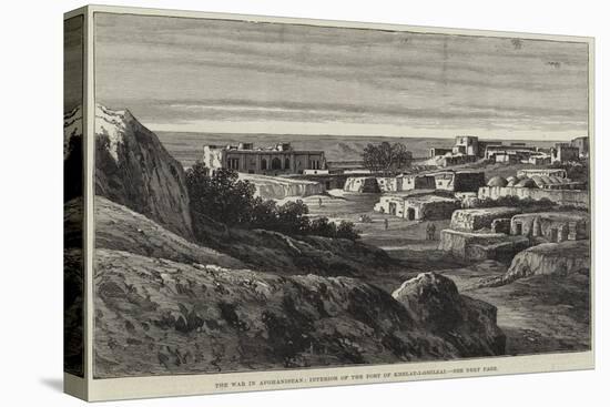 The War in Afghanistan, Interior of the Fort of Khelat-I-Ghilzai-null-Premier Image Canvas