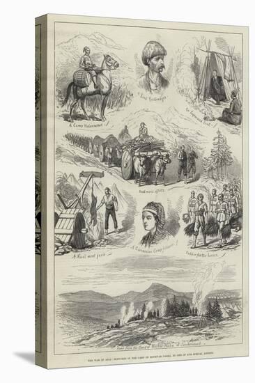 The War in Asia, Sketches in the Camp of Mouktar Pasha-null-Premier Image Canvas