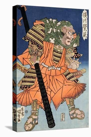 The Warrior Monk Yokogawa Kakuhan, Pub. 1830-Utagawa Kunisada-Premier Image Canvas