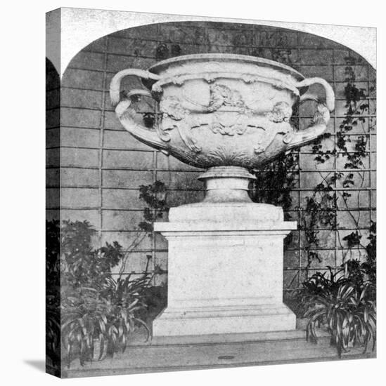 The Warwick Vase, Warwick Castle, Warwick, Warwickshire, Late 19th Century-null-Premier Image Canvas