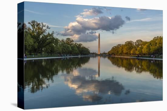 The Washington Monument with Reflection as Seen from the Lincoln Memorial-Michael Nolan-Premier Image Canvas