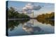 The Washington Monument with Reflection as Seen from the Lincoln Memorial-Michael Nolan-Premier Image Canvas