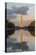 The Washington Monument with Reflection as Seen from the Lincoln Memorial-Michael Nolan-Premier Image Canvas