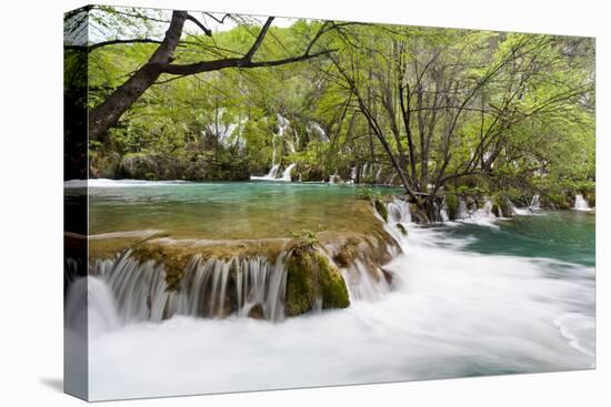 The Waterfalls of the V. Cascade, Plitvice Lakes, Plitvicka Jezera, Croatia-Martin Zwick-Premier Image Canvas