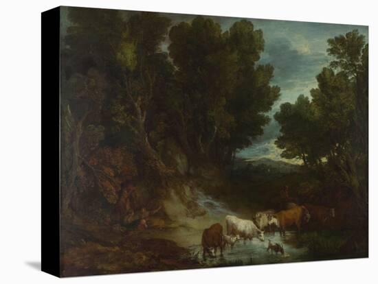 The Watering Place, before 1777-Thomas Gainsborough-Premier Image Canvas