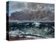 The Wave, 1867-1869-Gustave Courbet-Premier Image Canvas