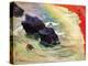 The Wave, 1888 (Oil on Canvas)-Paul Gauguin-Premier Image Canvas