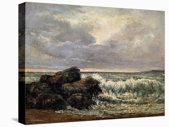 The Wave, C1870-Gustave Courbet-Premier Image Canvas