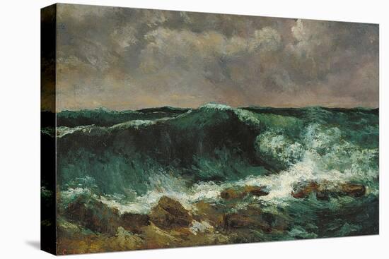 The Wave-Gustave Courbet-Premier Image Canvas