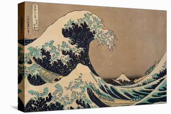 The Wave.-Katsushika Hokusai-Premier Image Canvas