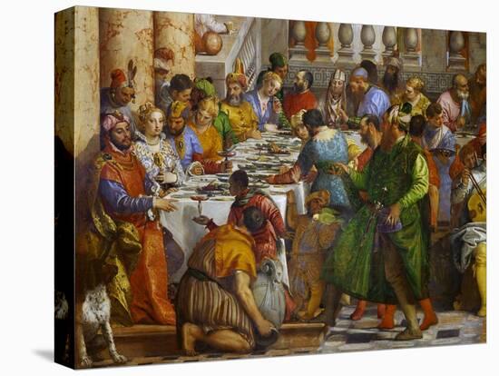 The Wedding at Cana, from the Benedictine Convent of San Giorgio Maggiore, Venice-Paolo Veronese-Premier Image Canvas