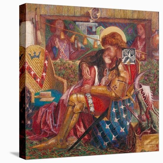 The Wedding of St George and Princess Sabra-Dante Gabriel Rossetti-Premier Image Canvas