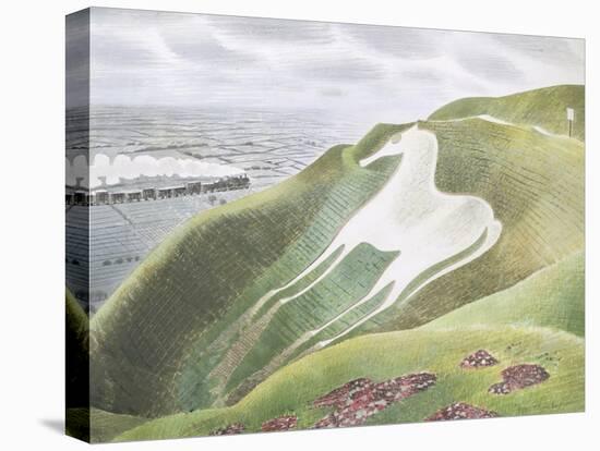 The Westbury Horse-Eric Ravilious-Premier Image Canvas