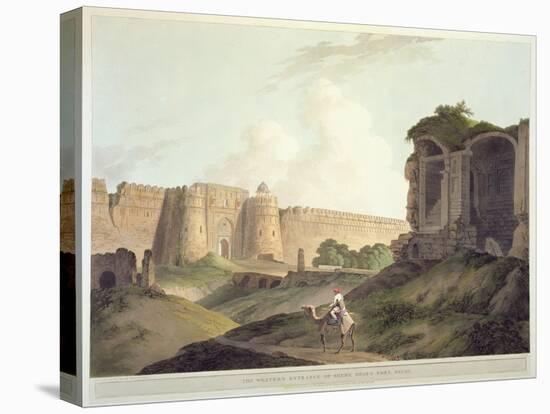 The Western Entrance of Shere Shah's Fort, Delhi-Thomas Daniell-Premier Image Canvas