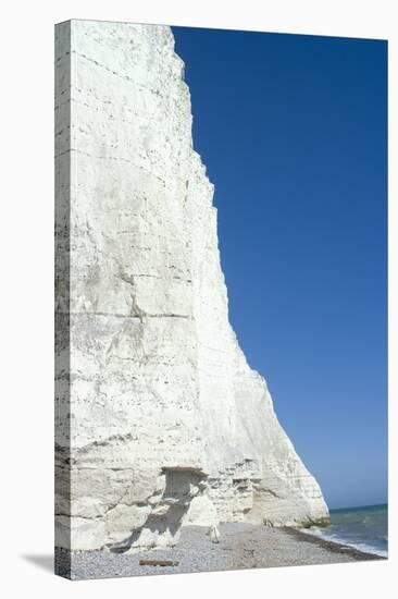 The White Cliffs at Seven Sisters Beach, East Sussex, England-Natalie Tepper-Stretched Canvas