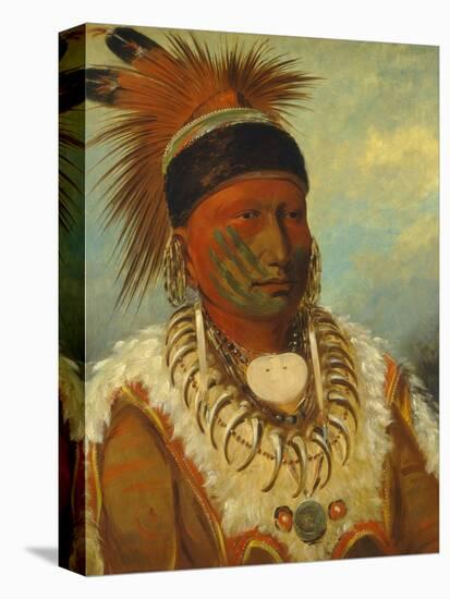 The White Cloud, Head Chief of the Iowas, 1844-45-George Catlin-Premier Image Canvas