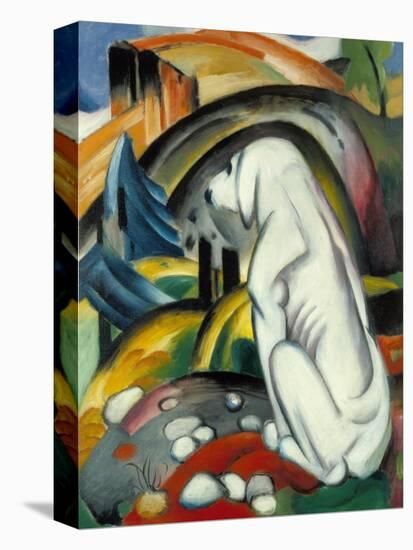 The White Dog (Hund Vor Der Welt), 1912-Franz Marc-Premier Image Canvas