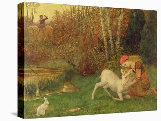 The White Hind, C.1870-Arthur Hughes-Premier Image Canvas