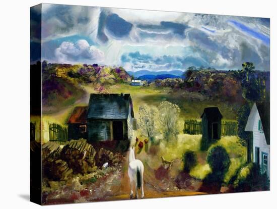 The White Horse (Oil on Canvas)-George Wesley Bellows-Premier Image Canvas