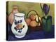 The White Jug with Flower and Fruit, 1910-August Macke-Premier Image Canvas