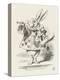 The White Rabbit in Herald's Costume-John Tenniel-Premier Image Canvas