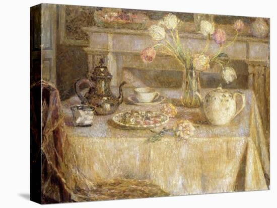 The White Tablecloth; La Nappe Blanche, (Oil on Canvas)-Henri Eugene Augustin Le Sidaner-Premier Image Canvas