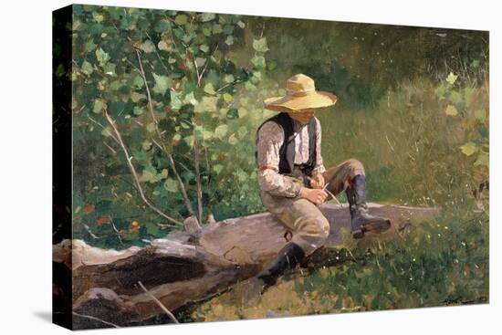 The Whittling Boy, 1873-Winslow Homer-Premier Image Canvas