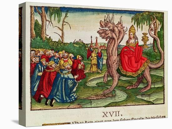 The Whore of Babylon, from the Luther Bible, c.1530-null-Premier Image Canvas