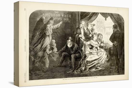 The Wife of the Period - Suffer No Little Children to Come Unto Me, 1869-Thomas Nast-Premier Image Canvas