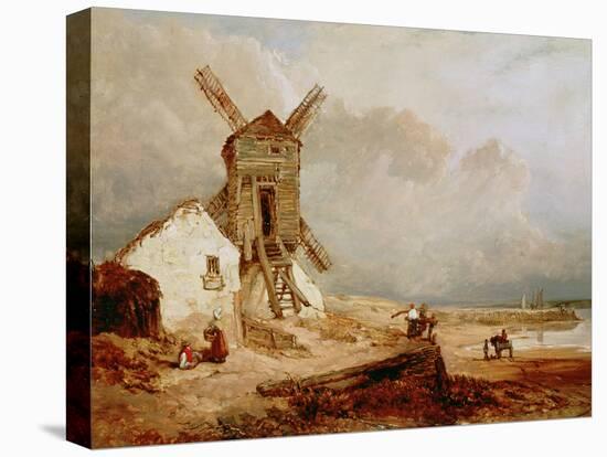 The Windmill, 19Th-William Clarkson Stanfield-Premier Image Canvas