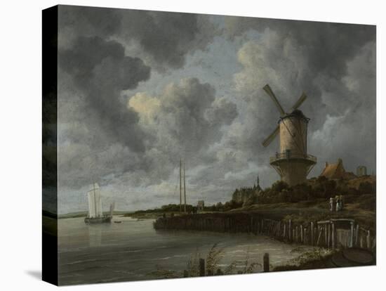 The Windmill at Wijk Duurstede, C.1668-70-Jacob Isaaksz Ruisdael-Premier Image Canvas